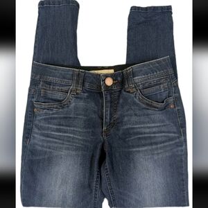 Democracy "Ab"solution Mid-Rise Ankle Skinny Women's Size 4 Blue Denim Jeanso